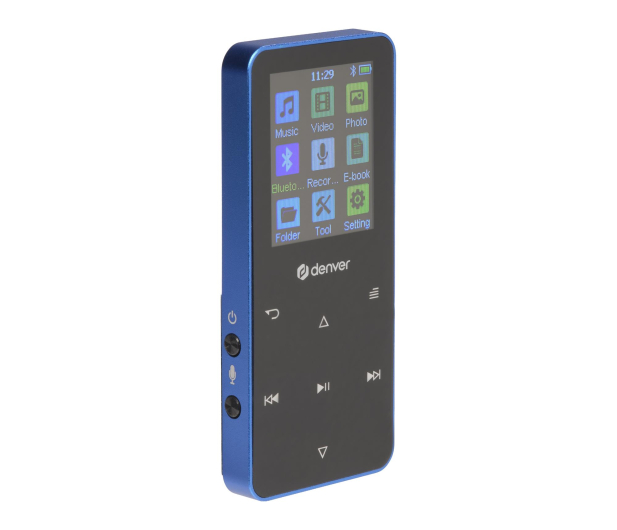 Denver Odtwarzacz MP4 Denver MP-1830BU BT 1,8" 4GB niebieski - 1535057 - zdjęcie